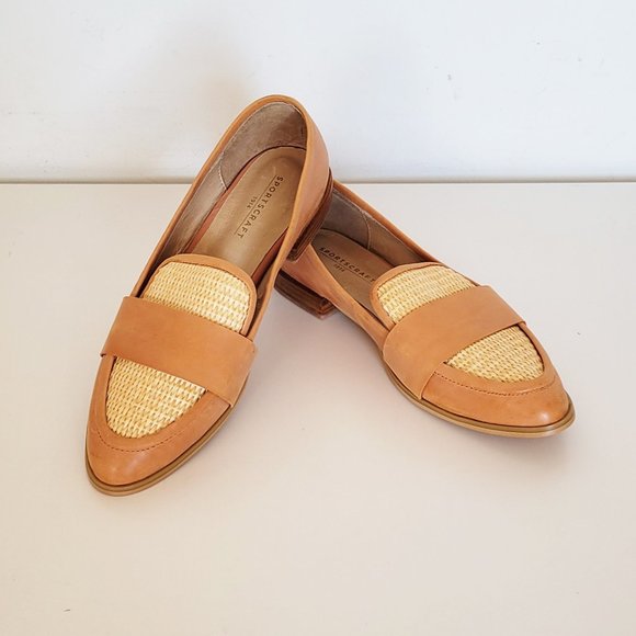 Retro Sportscrat - Vegetable Tanned Leather with Straw Detail Loafer - Size 38 - Picture 1 of 10